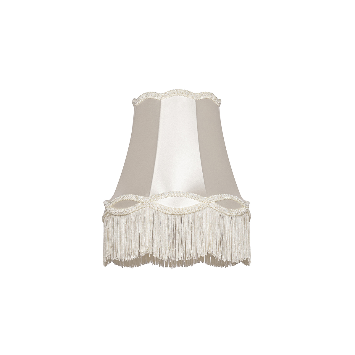 Látkové tienidlo krémové 30 cm - Babička