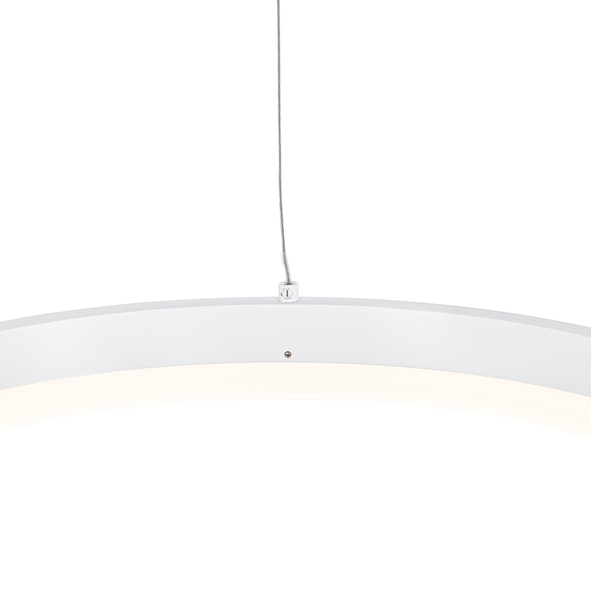 suspension design blanche 40 cm avec led dimmable en 3 étapes - anello