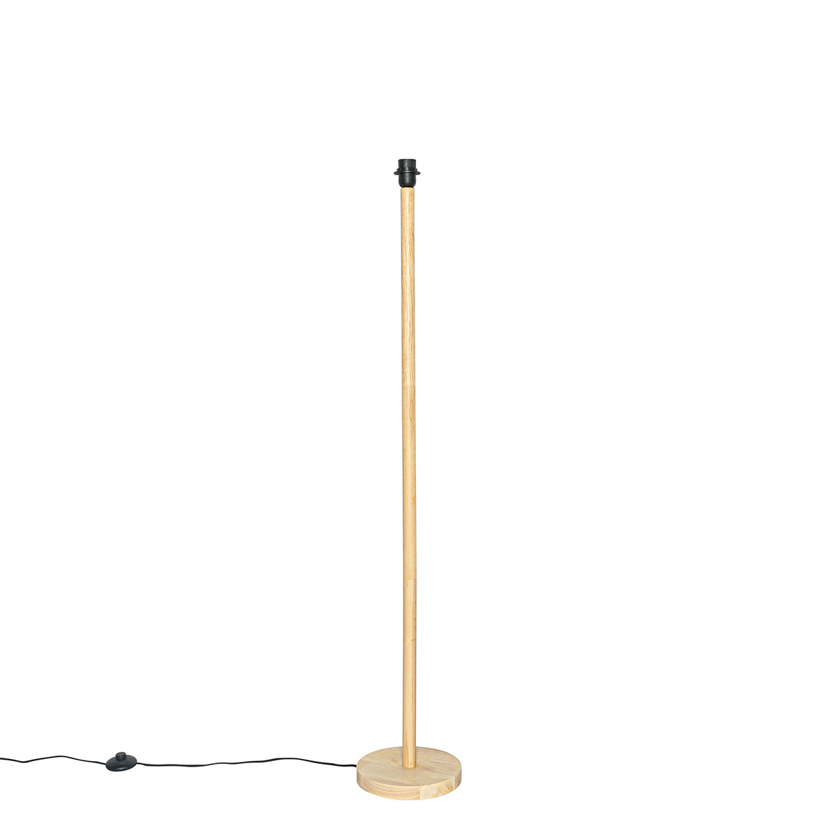 Rustikálna stojaca lampa drevo bez tienidla - Mels