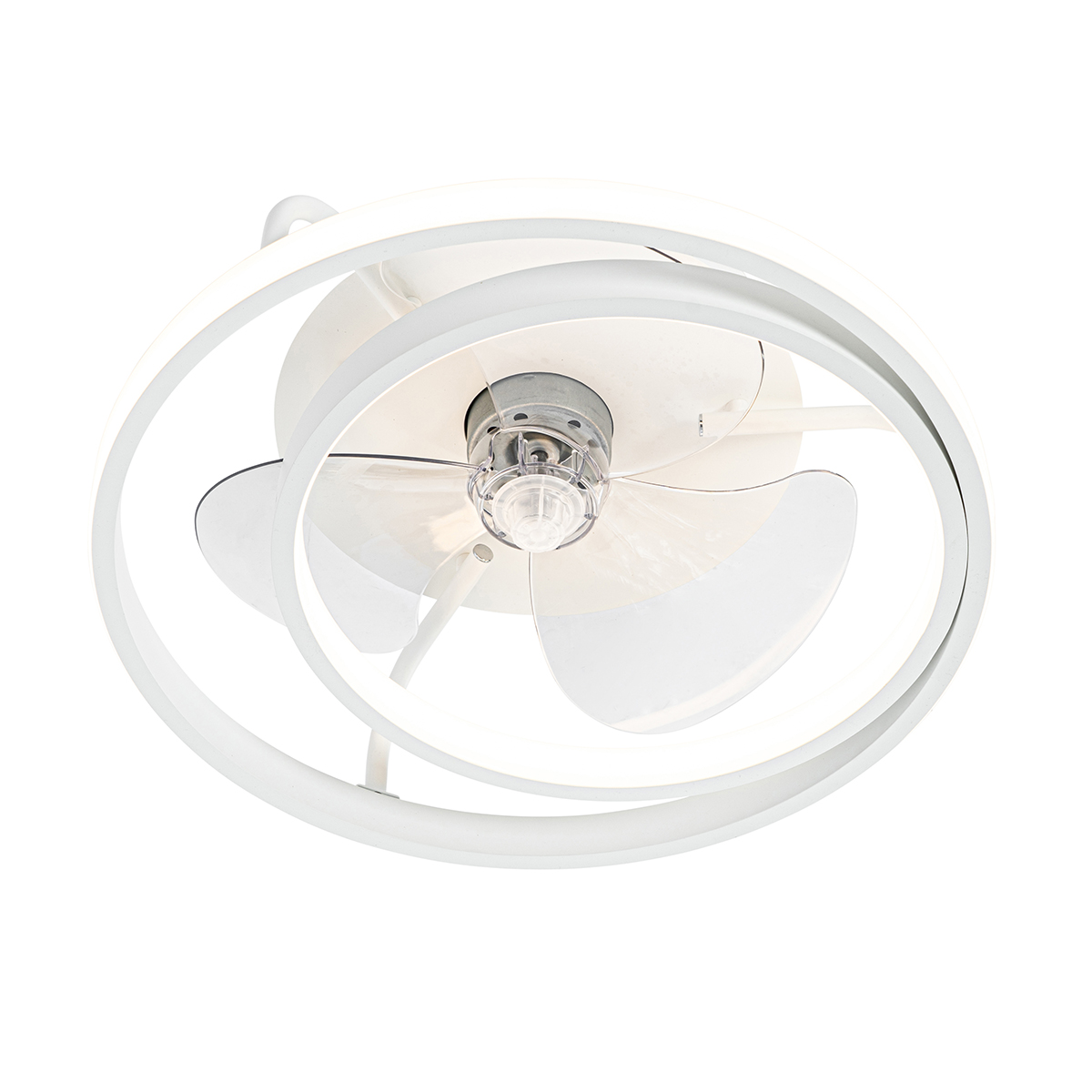 Deckenventilator weiß 46,5 cm inkl. LED mit Fernbedienung - Kees