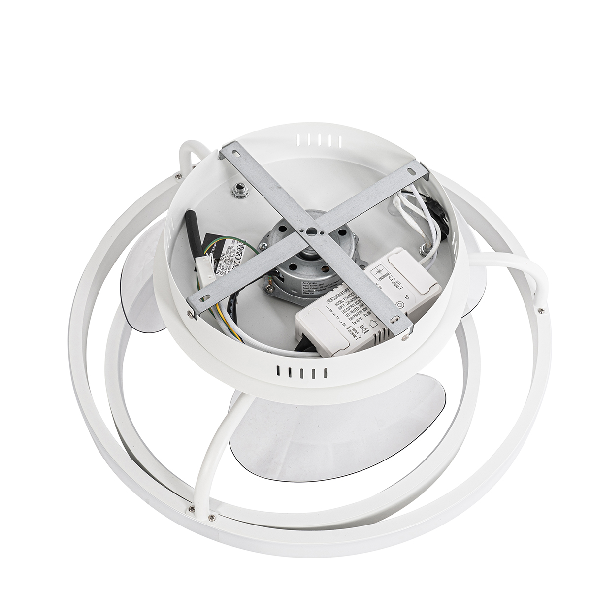 Deckenventilator weiß 46,5 cm inkl. LED mit Fernbedienung - Kees