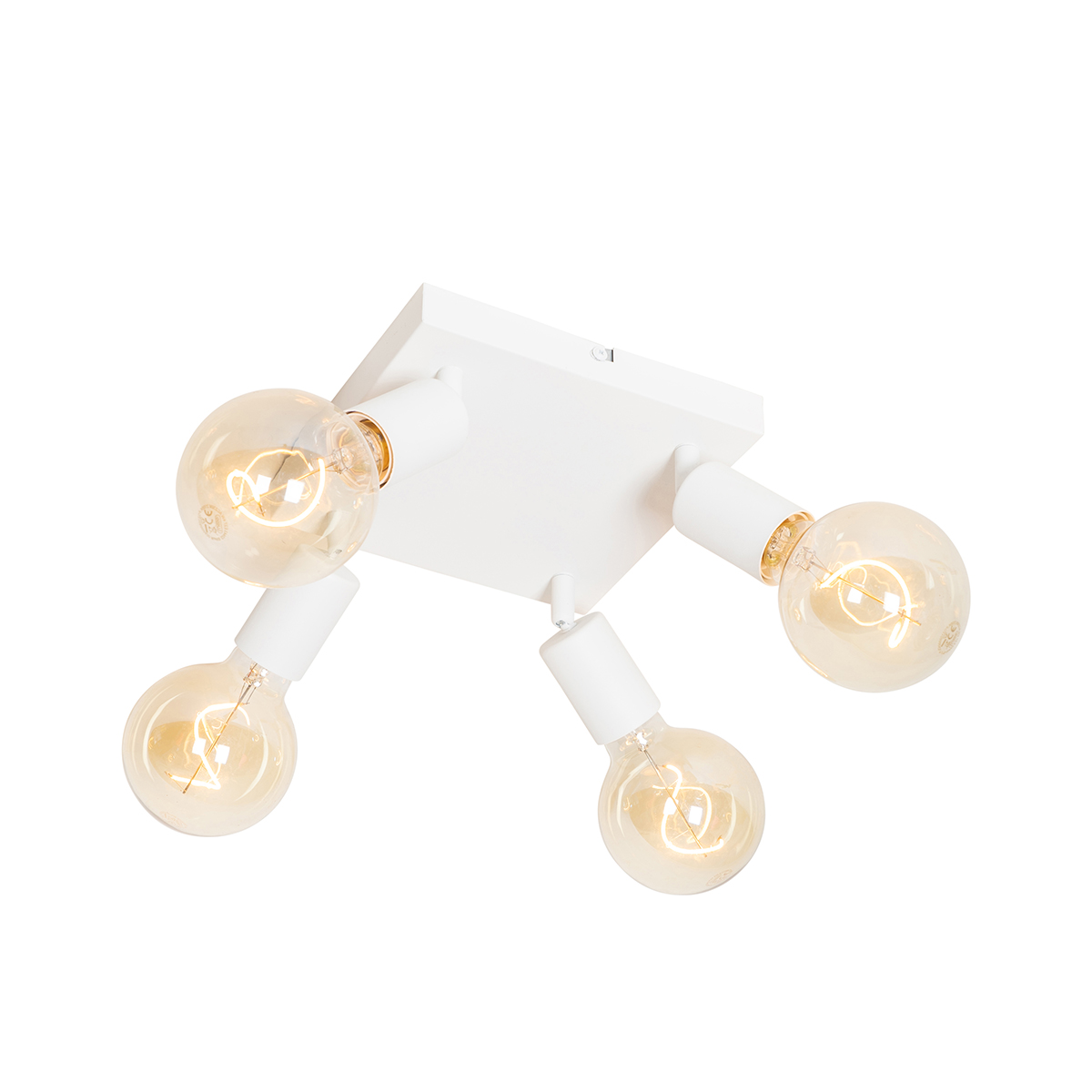 Moderné bodové svetlo biele štvorcové 4-svetlo - Facil