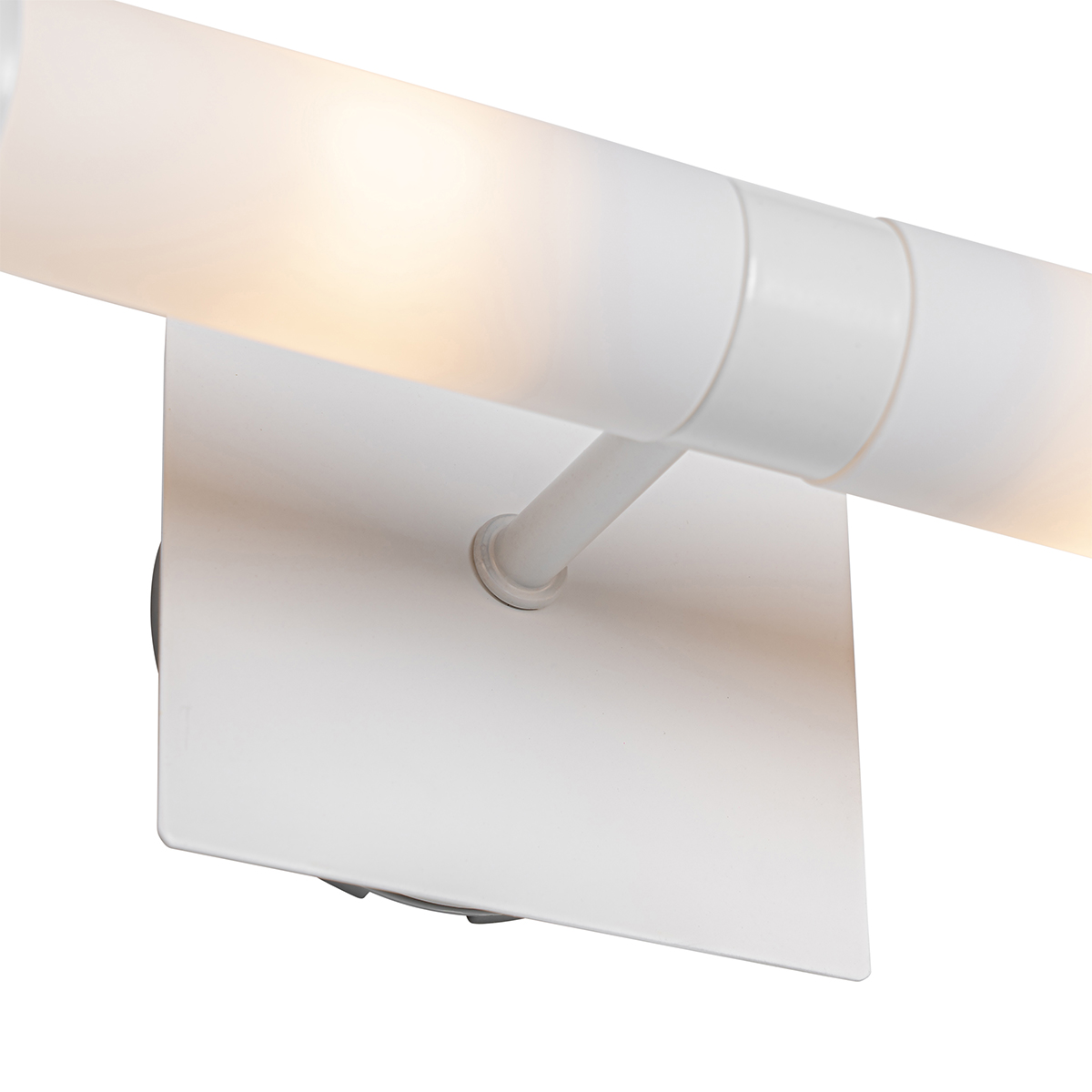 Aplique de pared moderno blanco IP44 2 luces - Bath