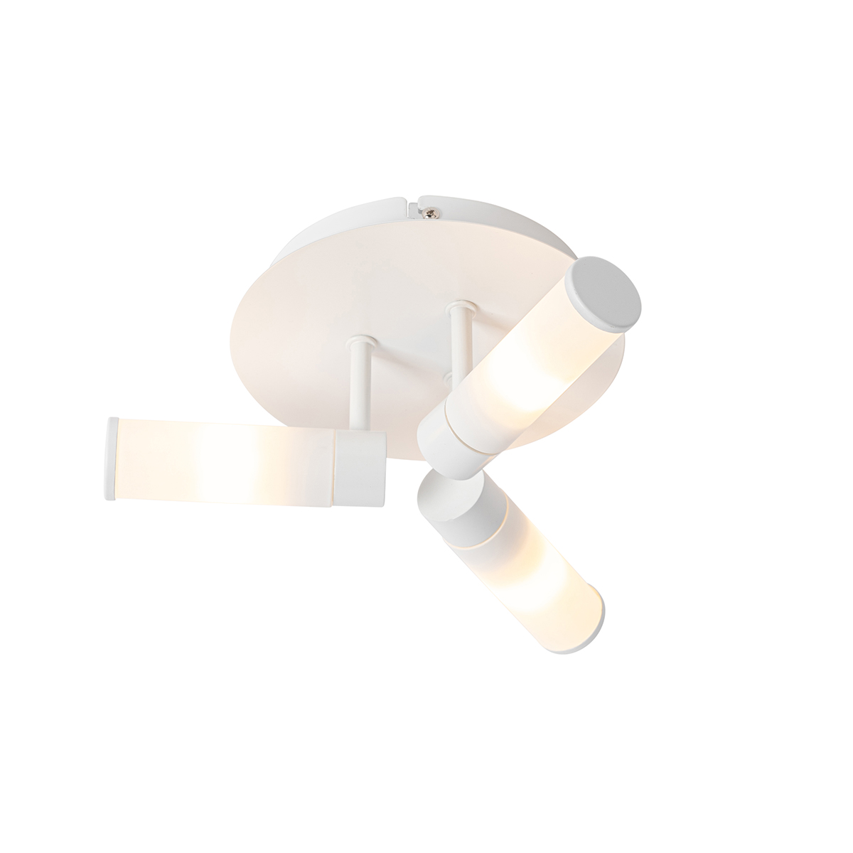 Modern fürdőszobai mennyezeti lámpa fehér 3 fényes IP44 - Kád