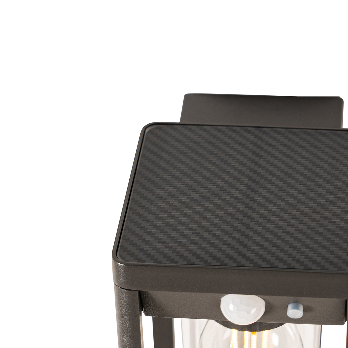 applique d'extérieur gris foncé avec led et solaire - sonne