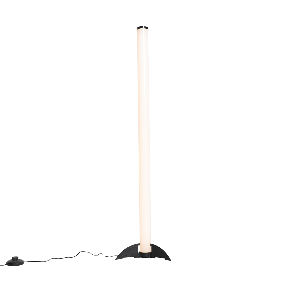 lampadaire design noir avec led - bomba