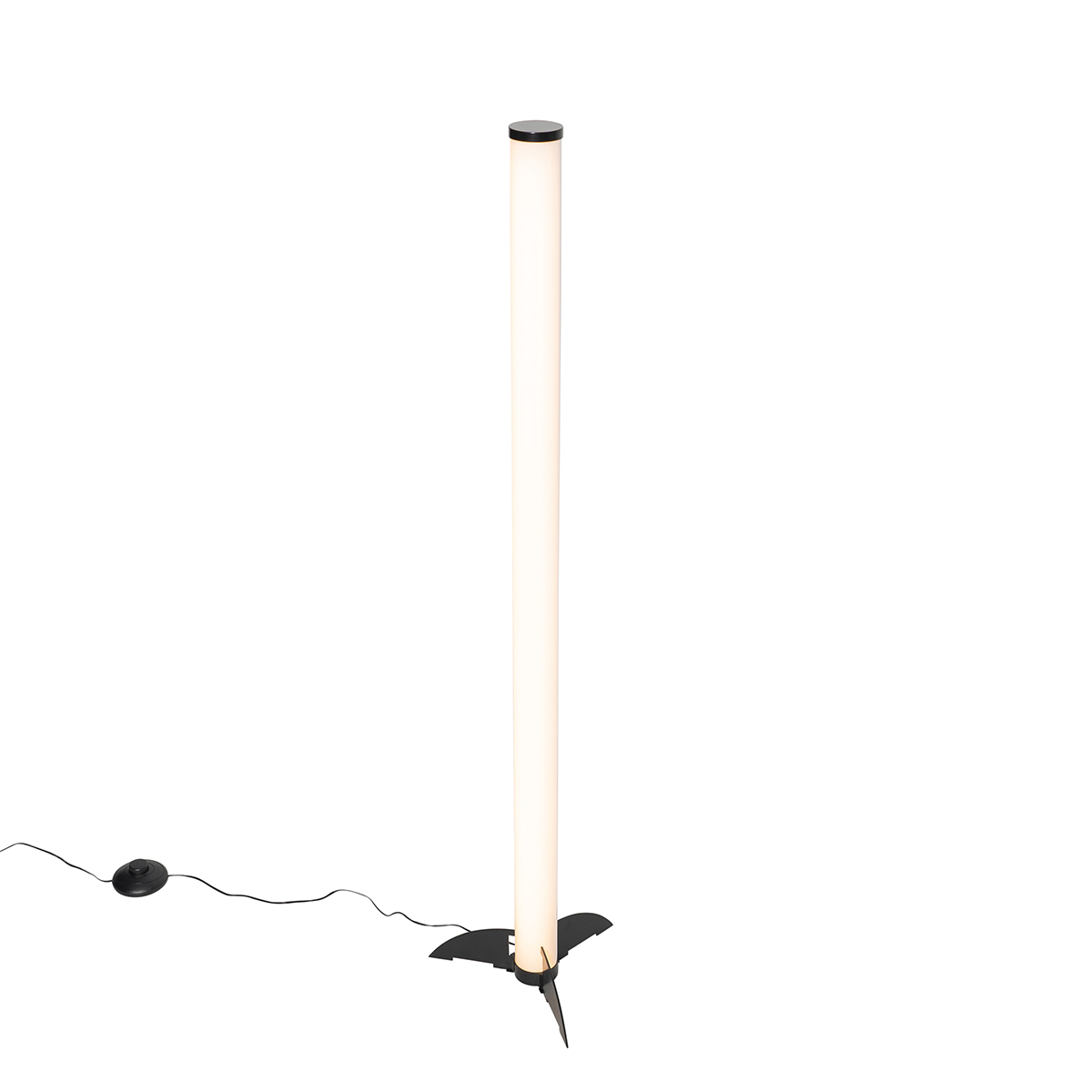 lampadaire design noir avec led - bomba