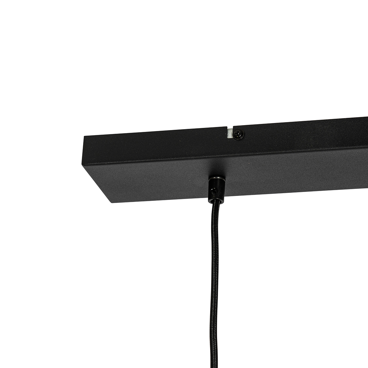 Suspension industrielle noire à 2 lumières - Hanze