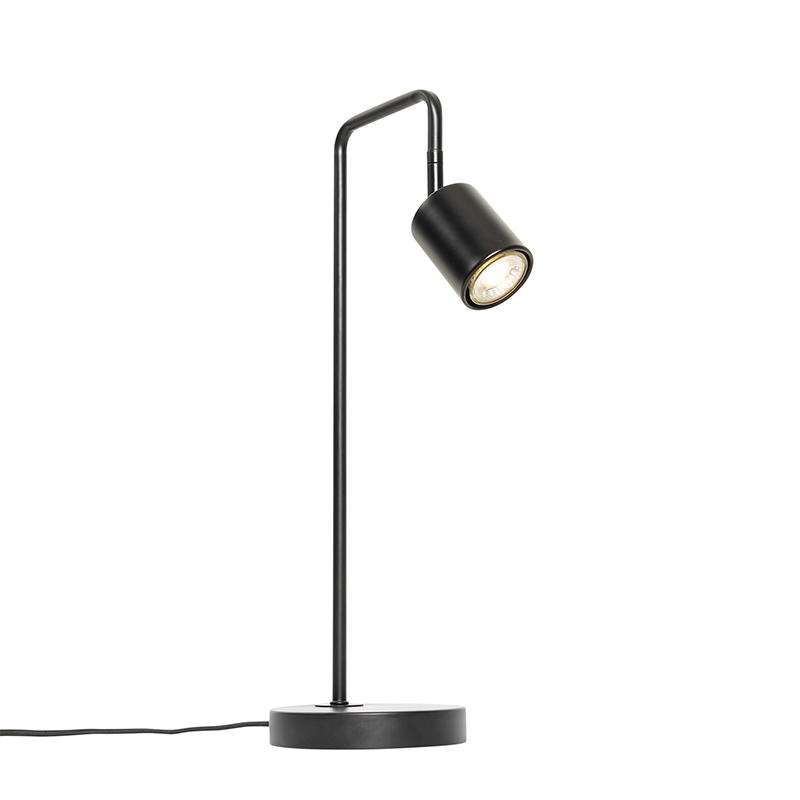 E-shop Moderná stolná lampa čierna nastaviteľná - Java