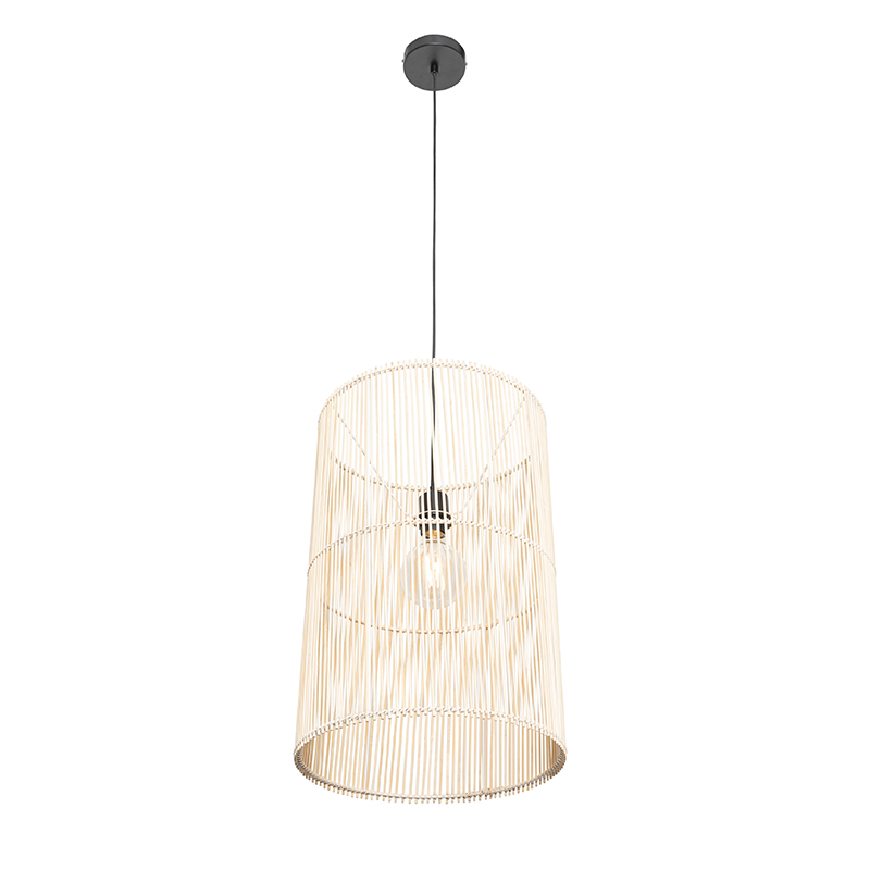 Lampada a sospensione scandinava in bambù - Natasja