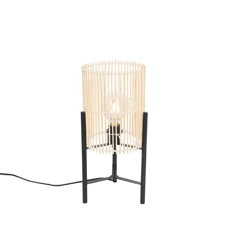 Lámpara de mesa escandinava de bambú - Natasja