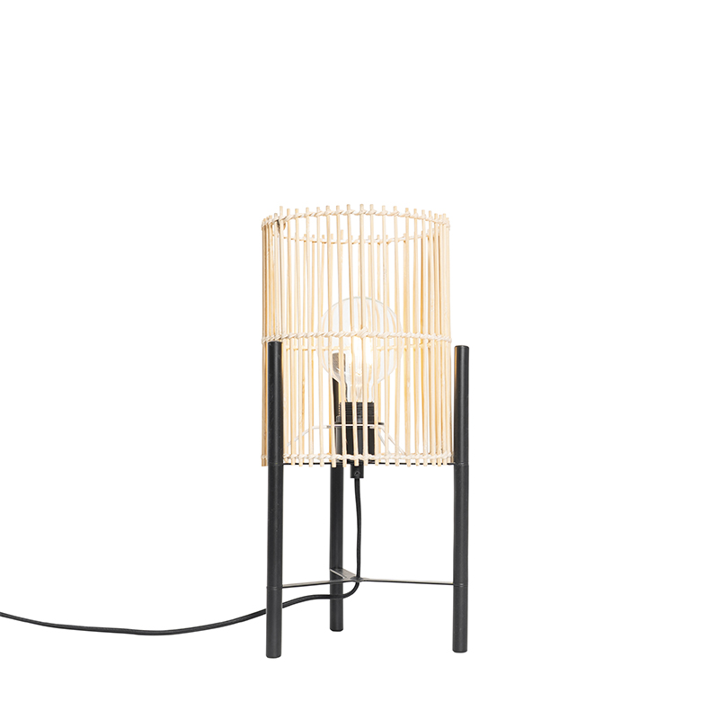 Lámpara de mesa escandinava de bambú - Natasja
