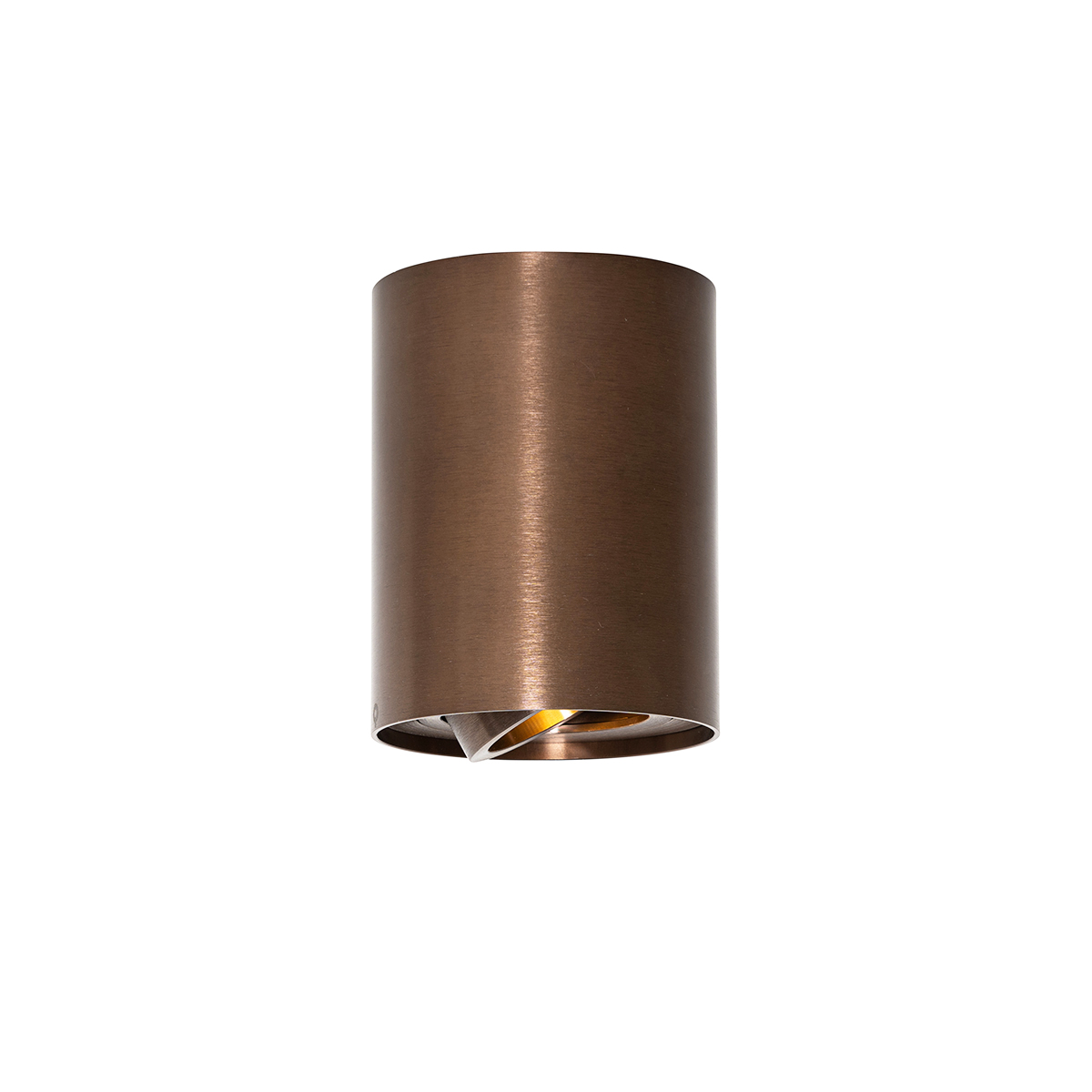 spot de plafond moderne bronze foncé orientable et inclinable - rondoo up