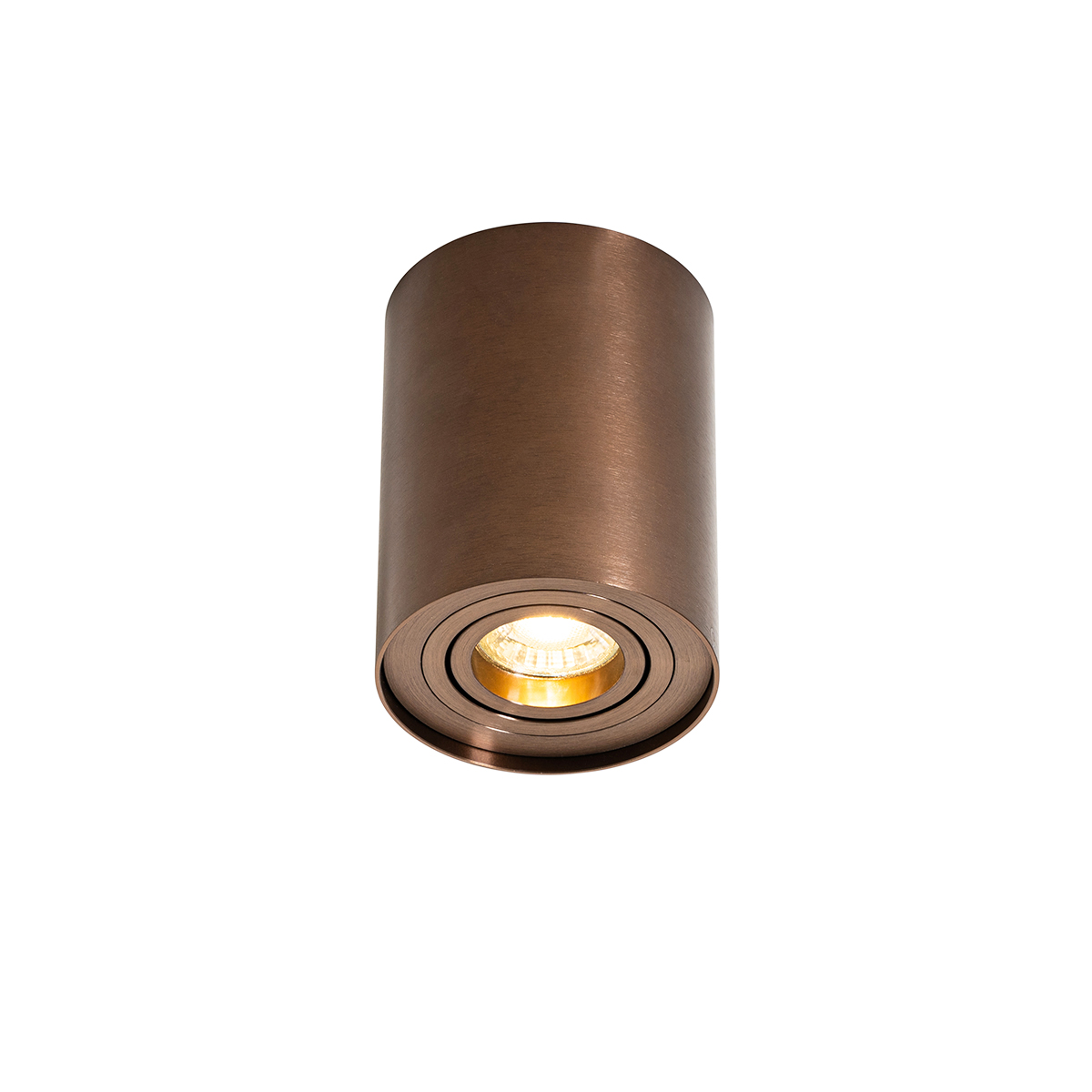 spot de plafond moderne bronze foncé orientable et inclinable - rondoo up