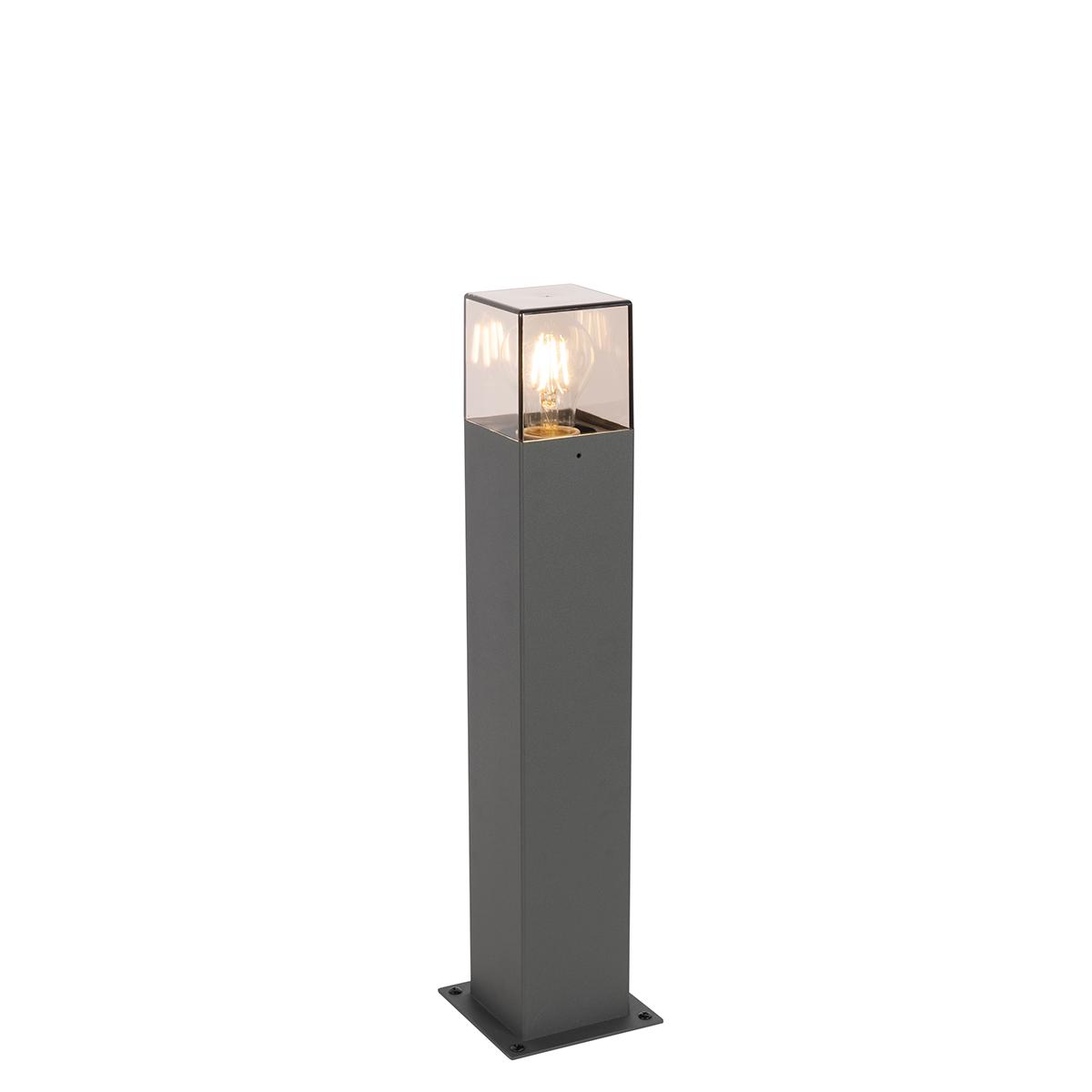 Lámpara de pie moderna para exterior 50 cm gris oscuro IP44 - Denmark