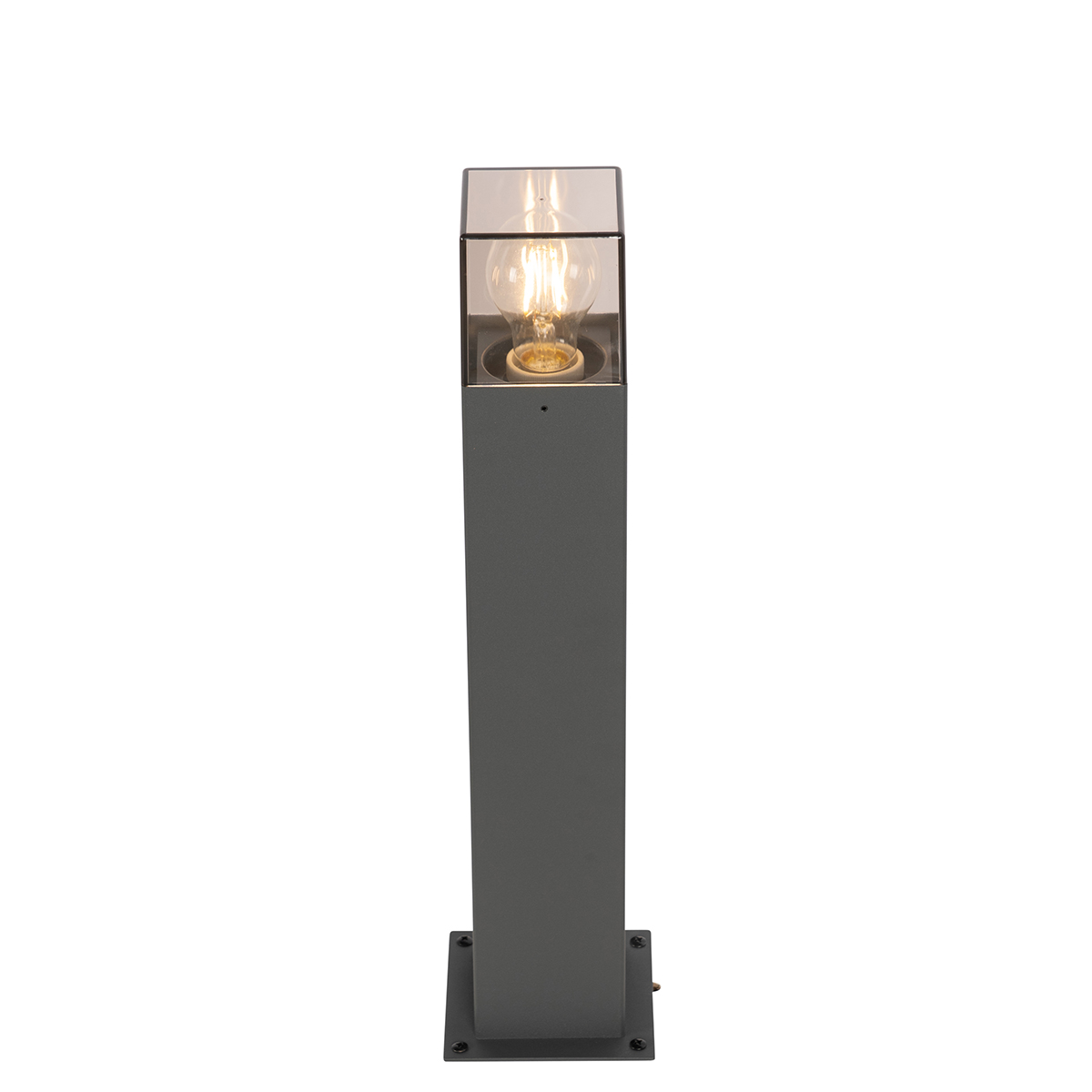 Lámpara de pie moderna para exterior 50 cm gris oscuro IP44 - Denmark