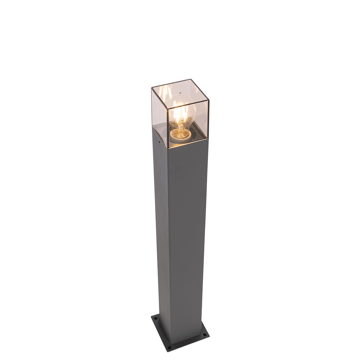 Lampada da terra per esterni moderna 70 cm Grigio scuro IP44 - Denmark