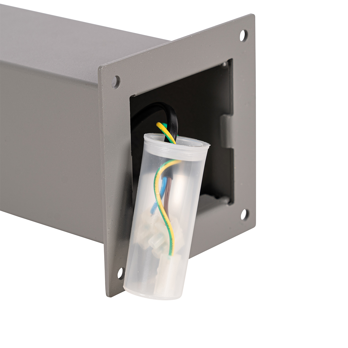 Lámpara de pie moderna para exteriores gris 50 cm IP44 - Dinamarca