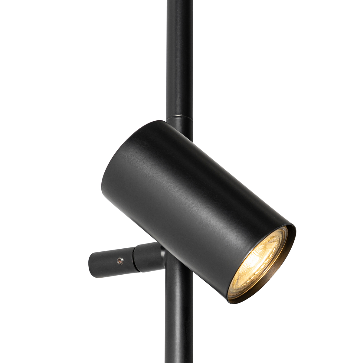 Aplique negro con interruptor de pie 3-luces - Jeana Luxe