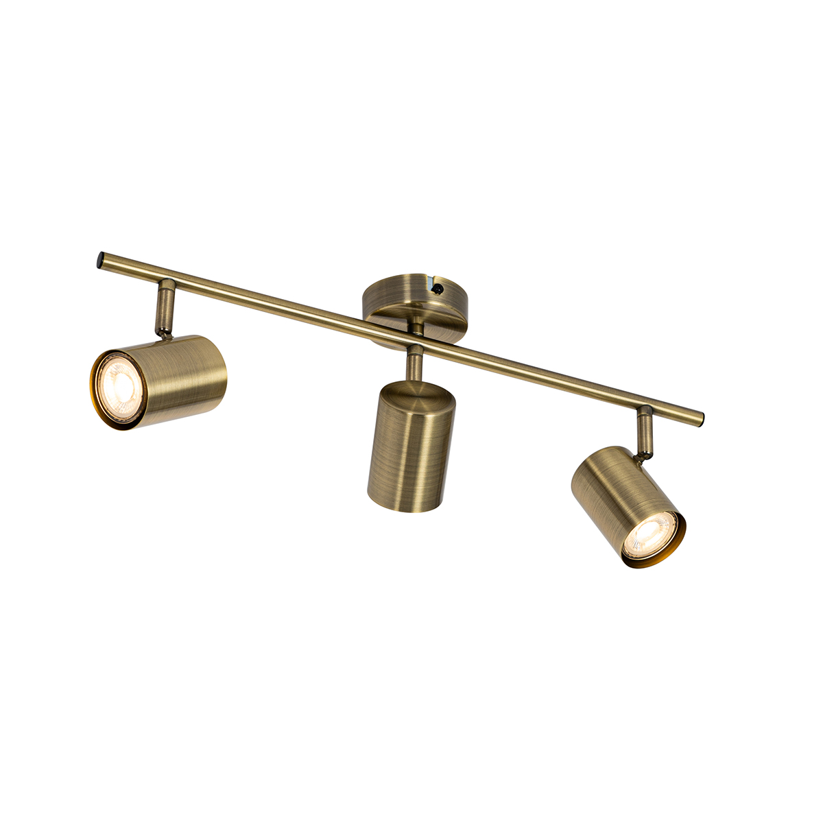 Moderný reflektor bronzový sklápací 3-svetlo - Jeana