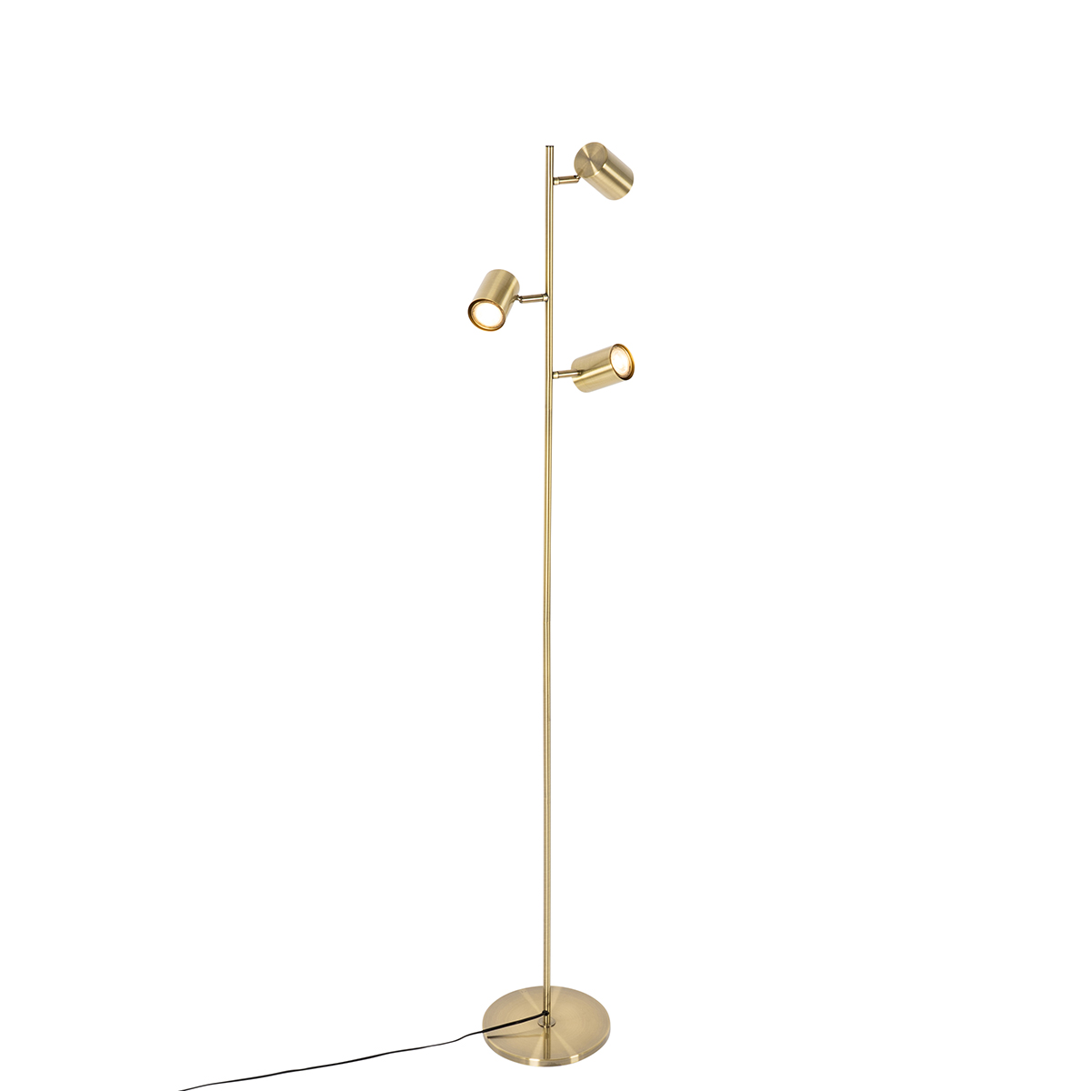 lampadaire moderne bronze 3 lumières - jeana