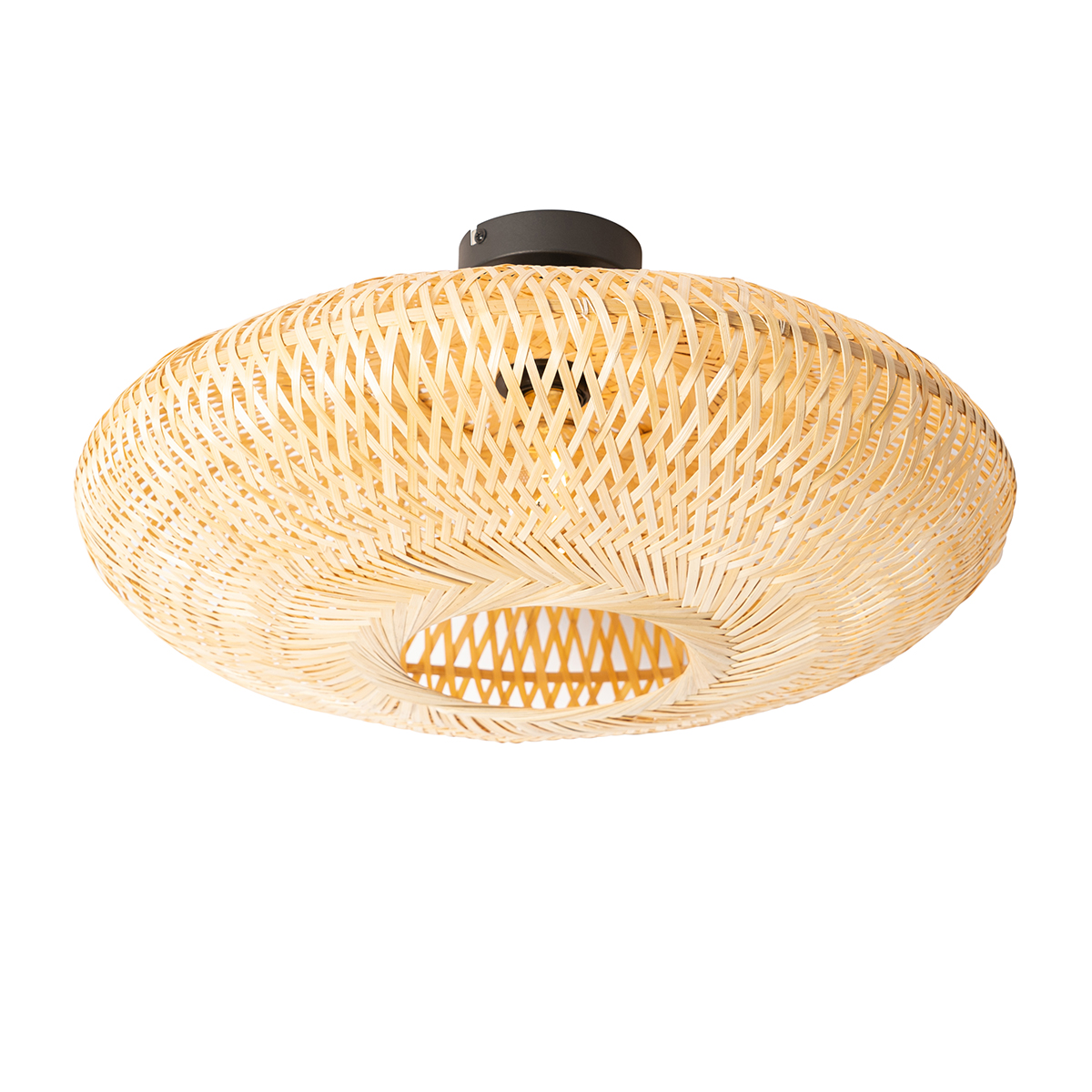 Plafoniera Smart in Bamboo 50 cm Incl. Wifi G95 - Ostrava