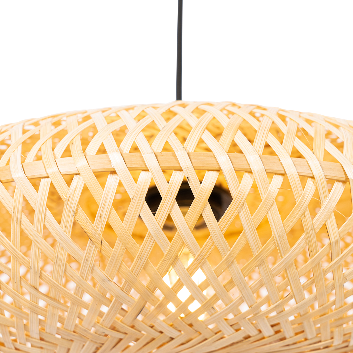 Lampada a sospensione orientale in bambù 40 cm - Ostrava