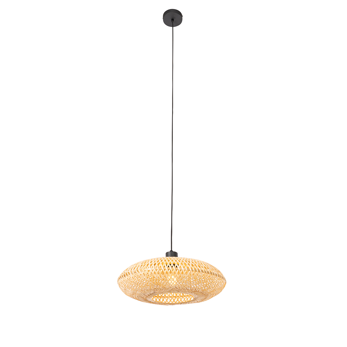 Lampada a sospensione orientale in bambù 40 cm - Ostrava