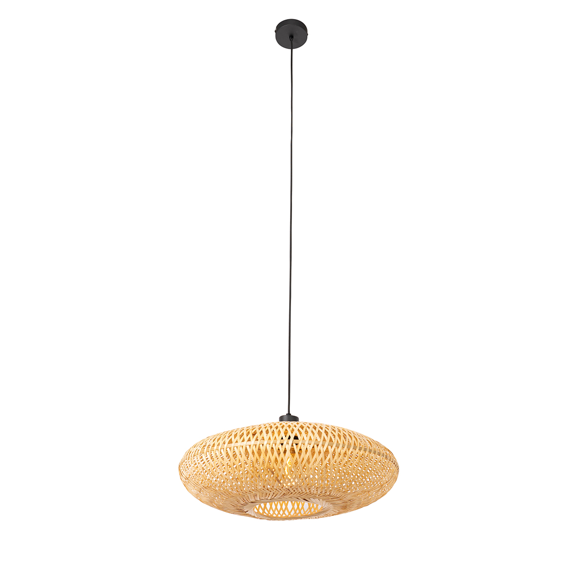 Lámpara colgante oriental de bambú 50 cm - Ostrava