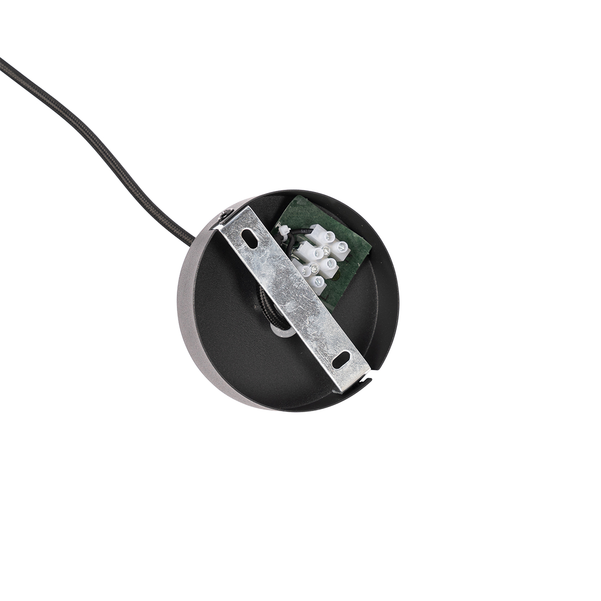 Lampada a sospensione orientale in bambù nero 50 cm - Ostrava