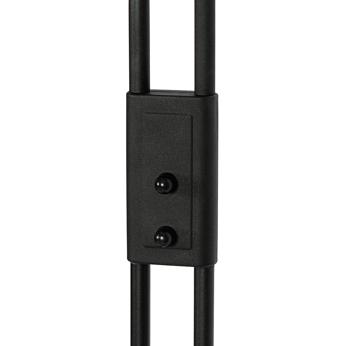 lampadaire noir avec led et variateur avec lampe de lecture - fez