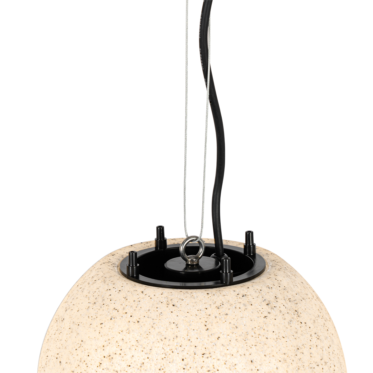 lampe d'extérieur moderne grise 25 cm ip65 - nura