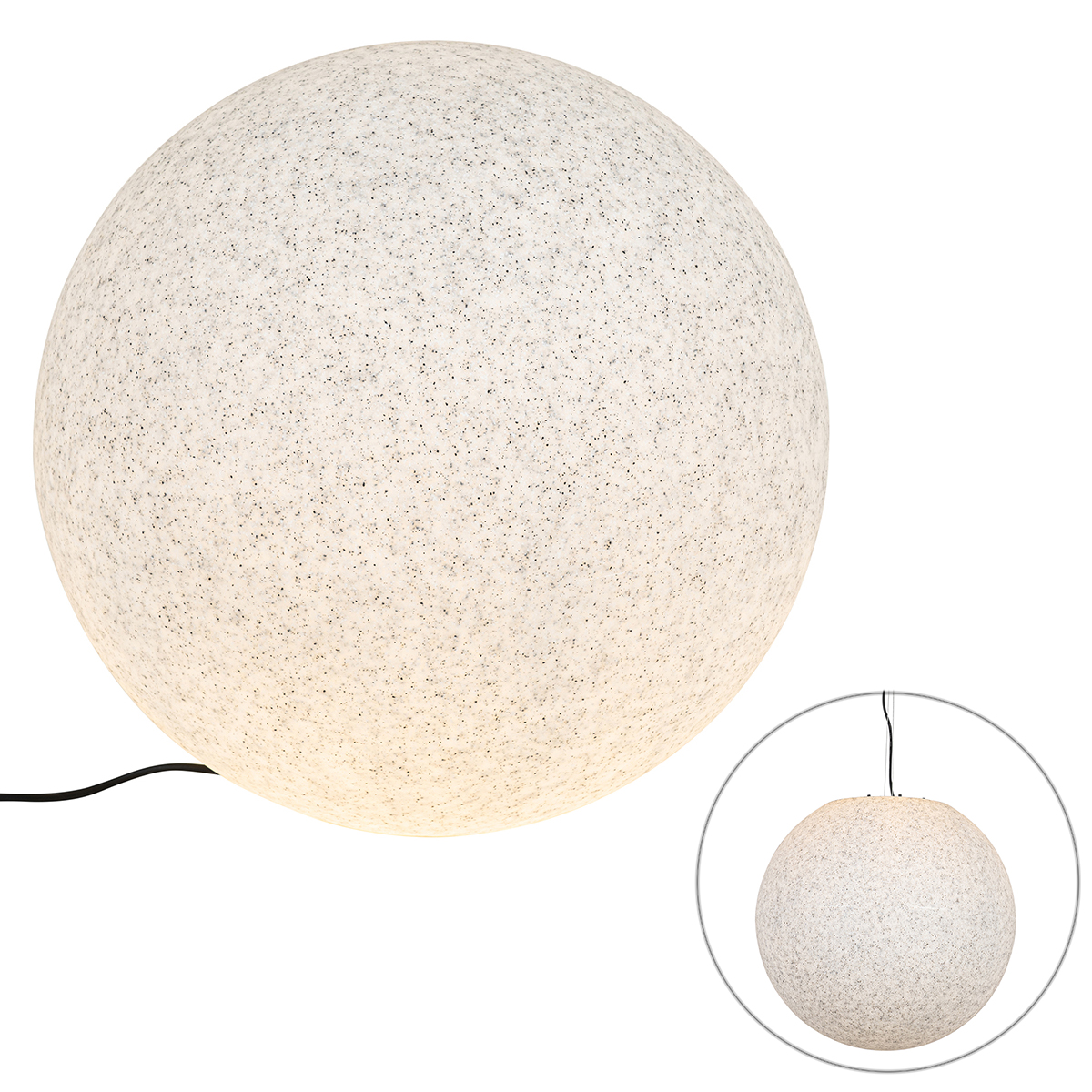 Moderné vonkajšie svietidlo sivé 56 cm IP65 - Nura