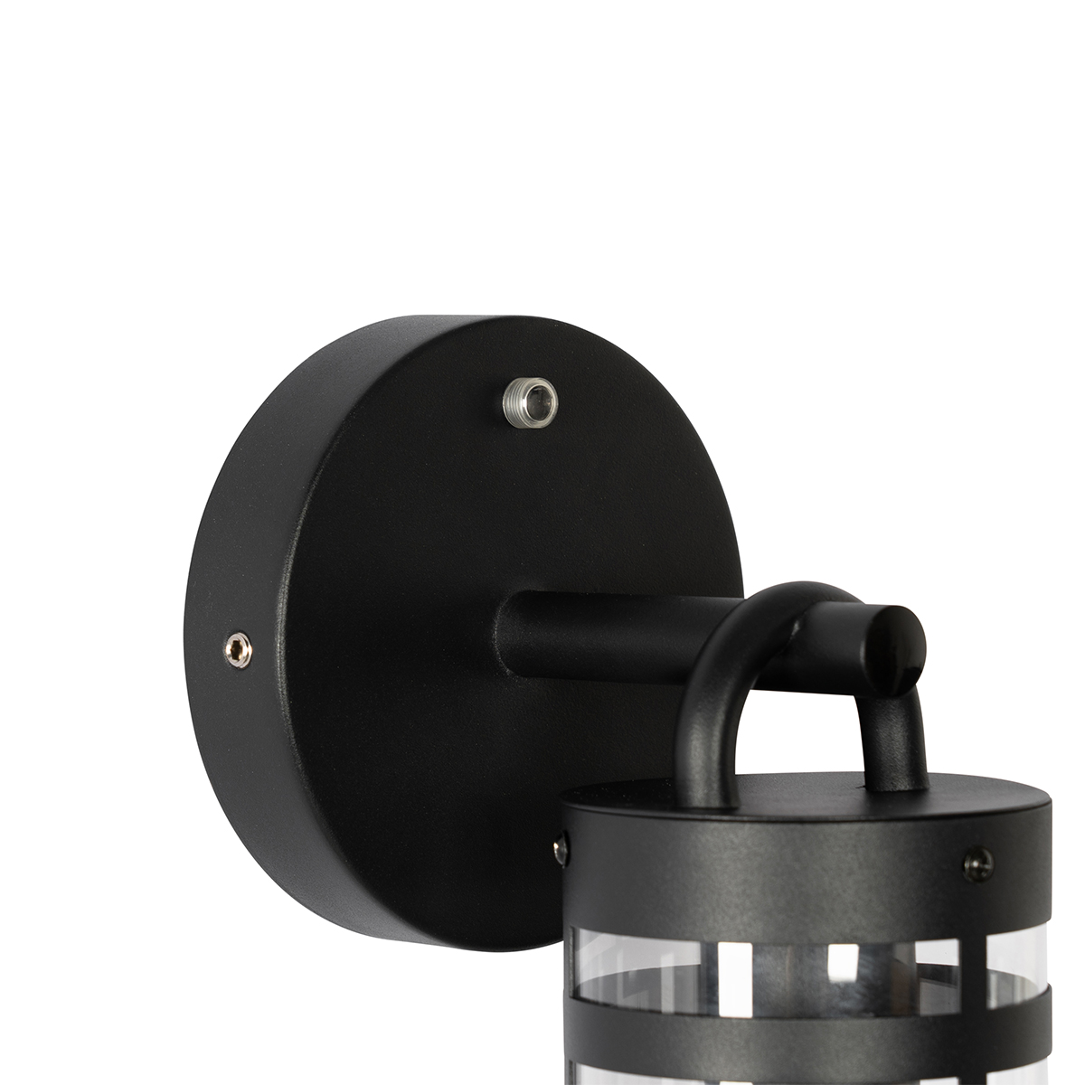 applique d'extérieur noire ip44 capteur lumière-obscurité - ruben