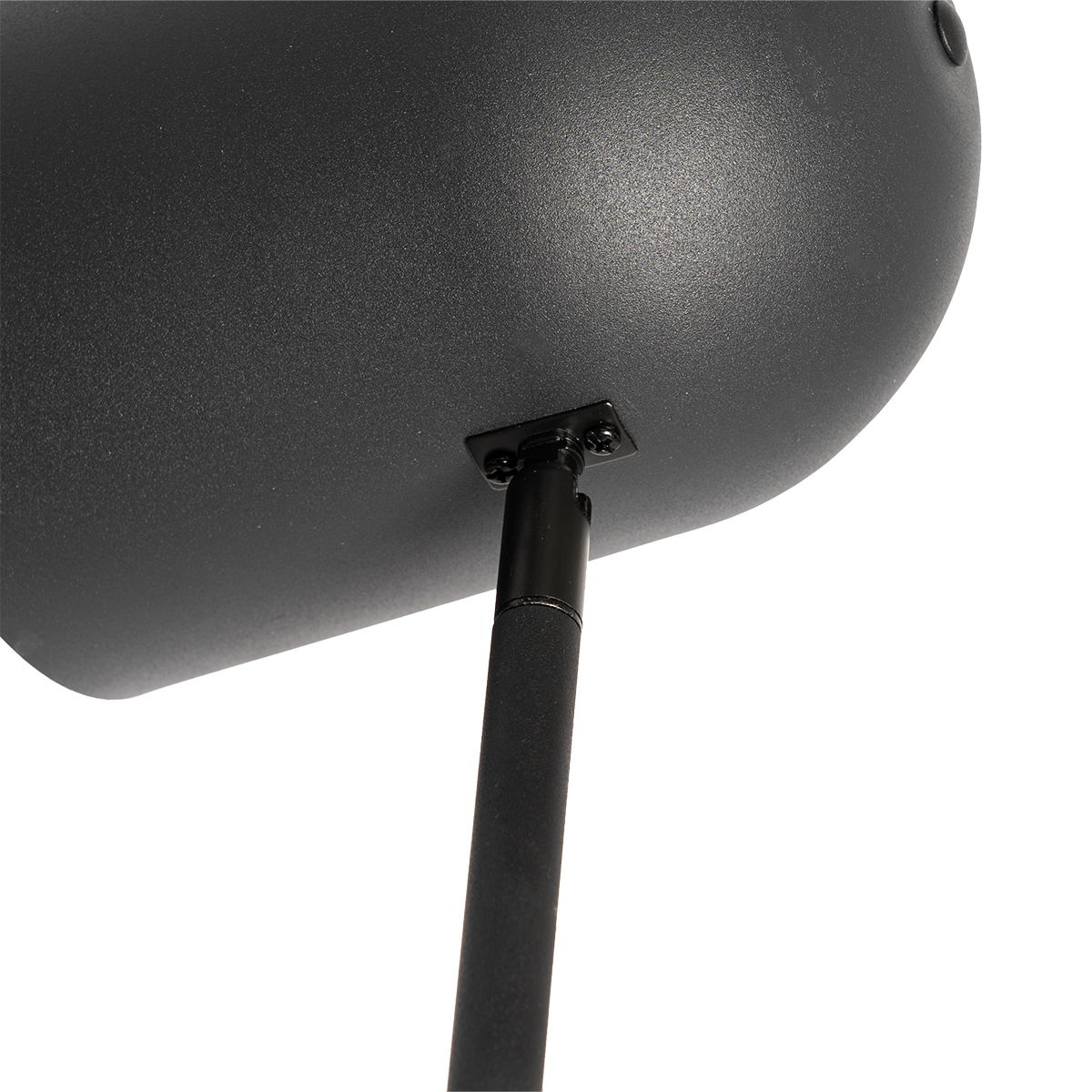 lampadaire moderne noir et doré orientable - morik