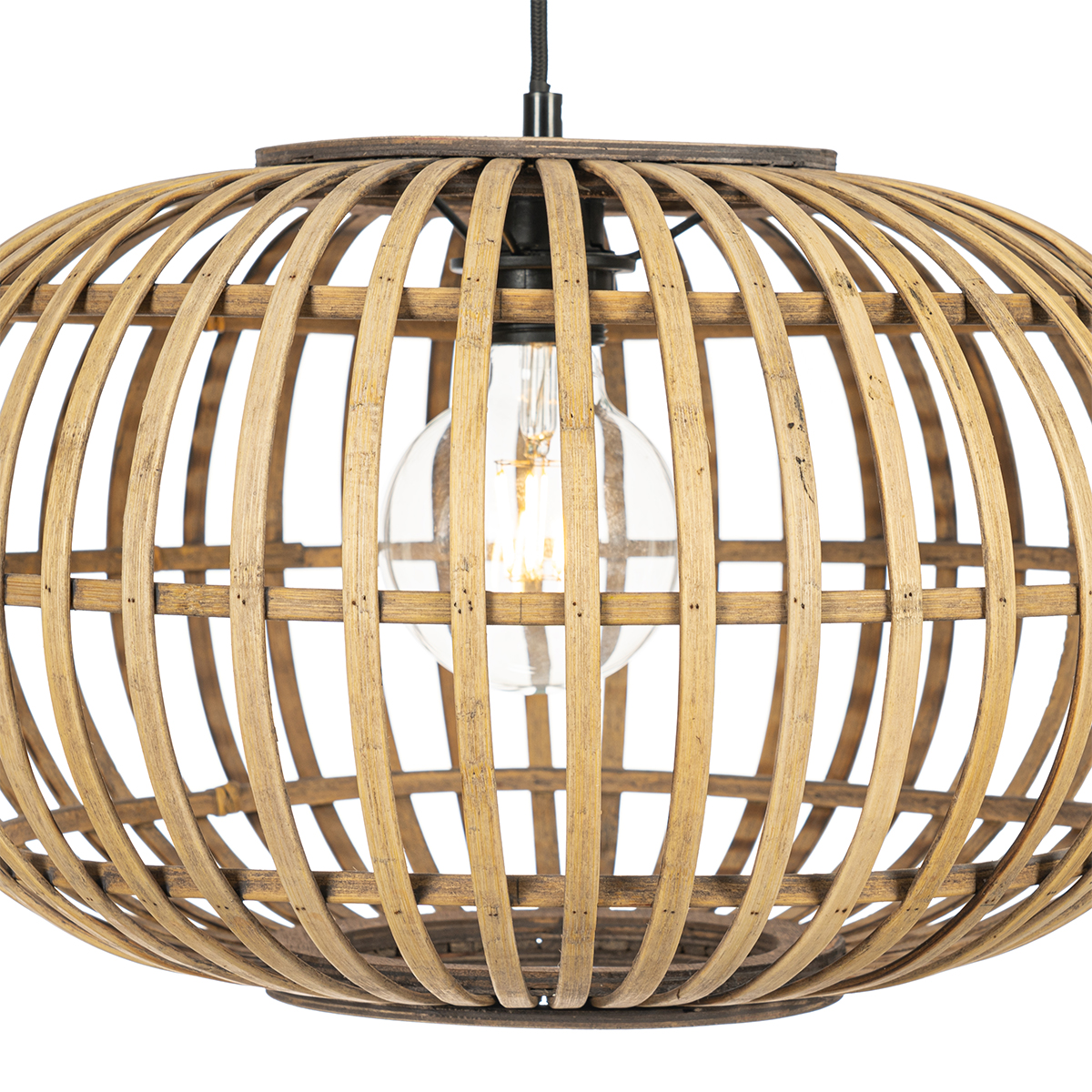 Orientalische Hängelampe Bambus 44 cm - Amira