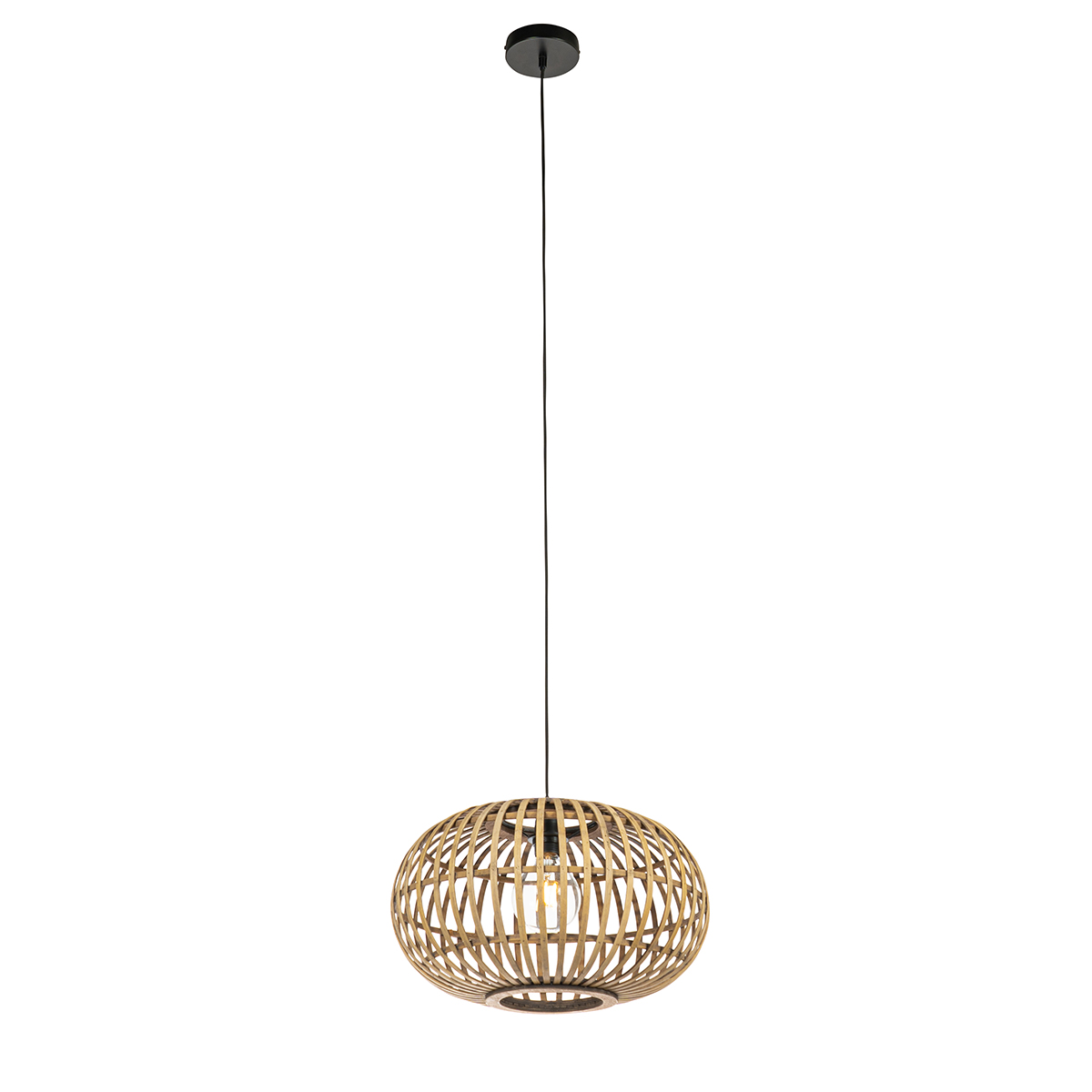 Orientalische Hängelampe Bambus 44 cm - Amira