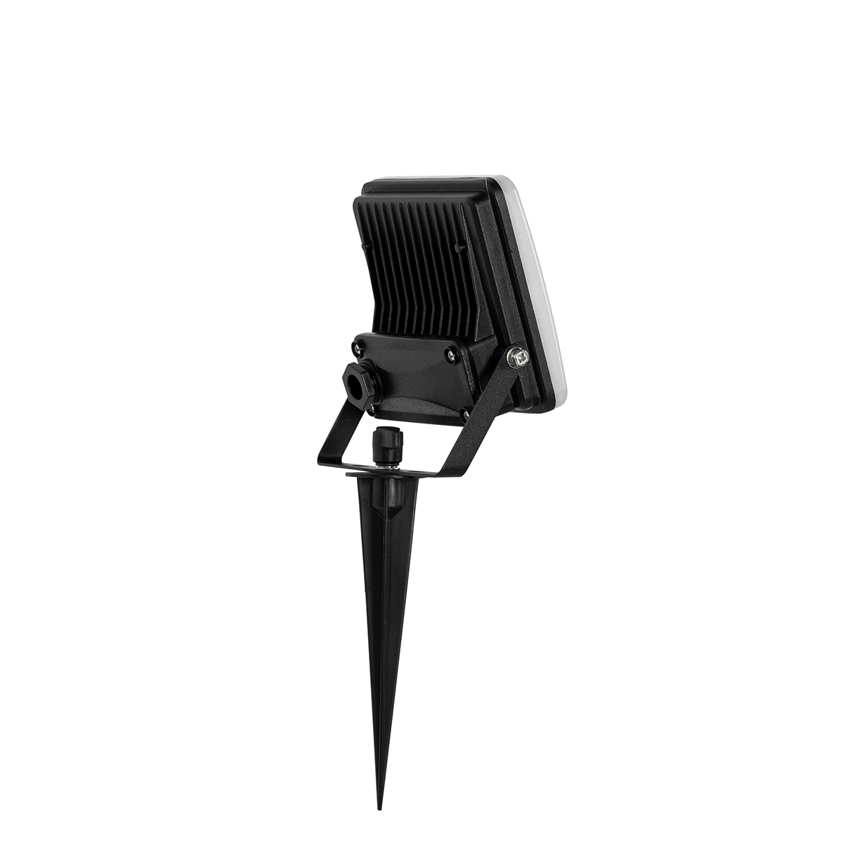 Faretto intelligente nero 12,8 cm con LED IP65 con picchetto - Ruud