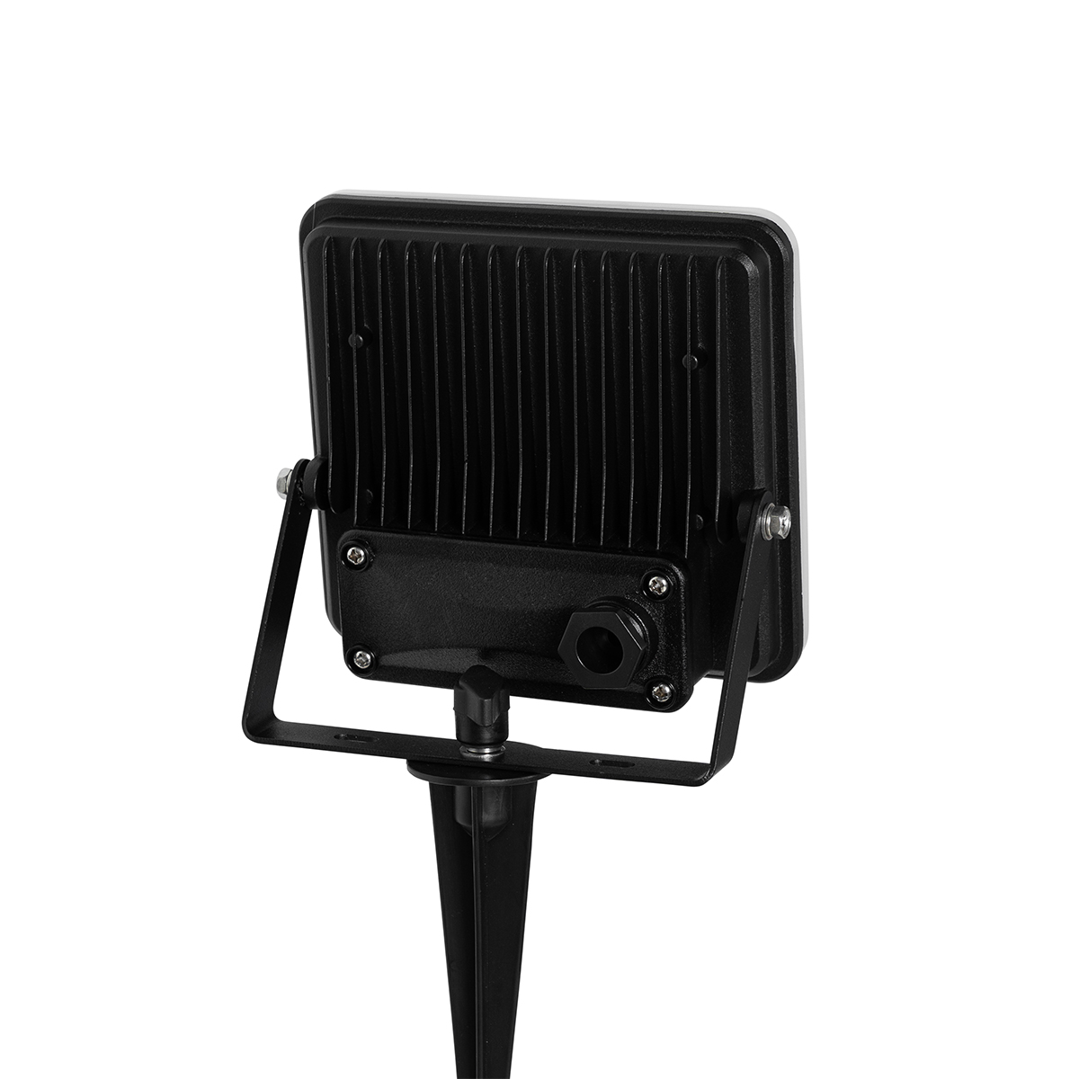 Smarter Strahler schwarz 14,5 cm inkl. LED RGB IP65 mit Erdspieß - Ruud