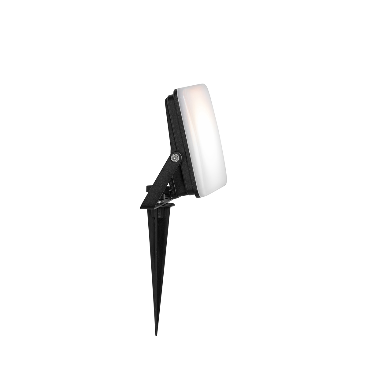 Smarter Strahler schwarz 14,5 cm inkl. LED RGB IP65 mit Erdspieß - Ruud