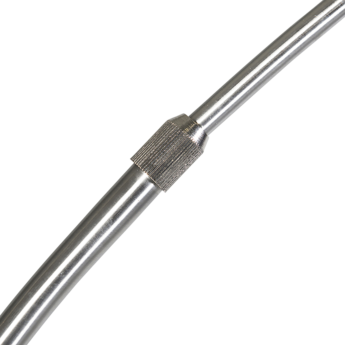 Smarte Bogenlampe Stahl mit weißem Stoffschirm inkl. Wifi A60 - Arc Basic