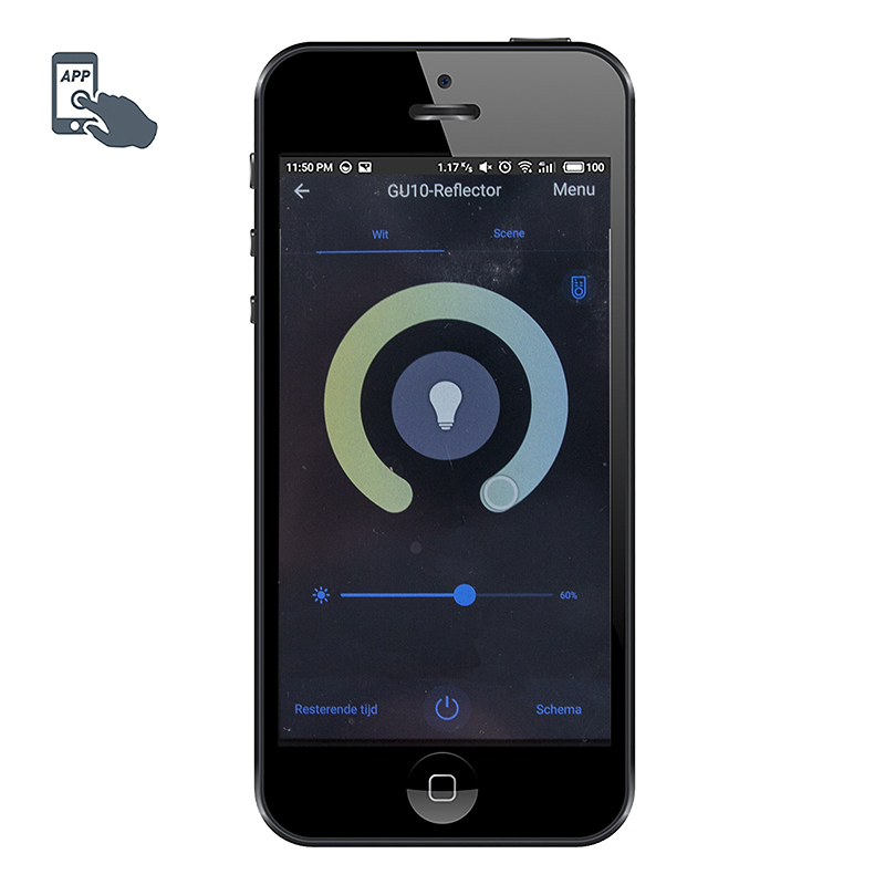 QAZQA Palo Da Terrazza Baleno - Moderno - Alluminio,Vetro - Ruggine - Oblungo GU10 Max. 1 X 5 Watt 13 Lampada da esterno intelligente in piedi marrone ruggine 30 cm IP44 con Wifi GU10 - Baleno