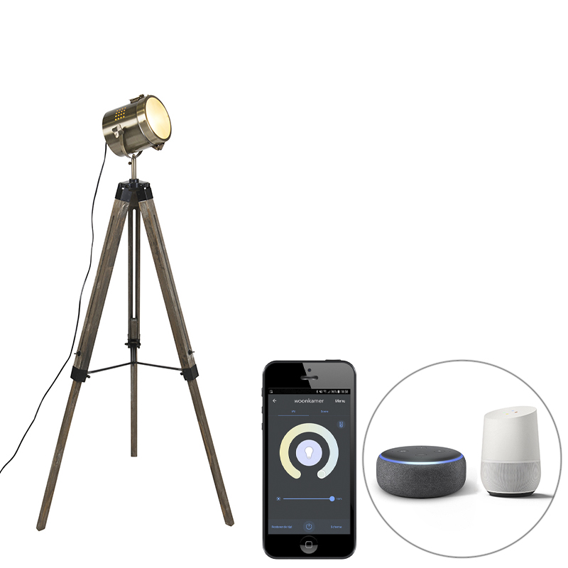 smart-vloerlamp-tripod-hout-met-studiospot-incl-wifi-b35-braha-8718881145131