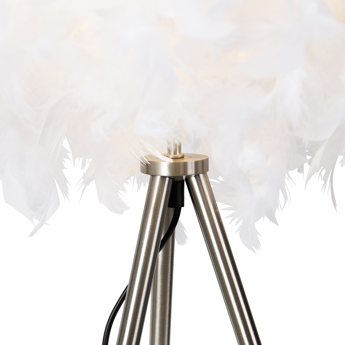 lampadaire romantique intelligent blanc avec wifi a60 - plume