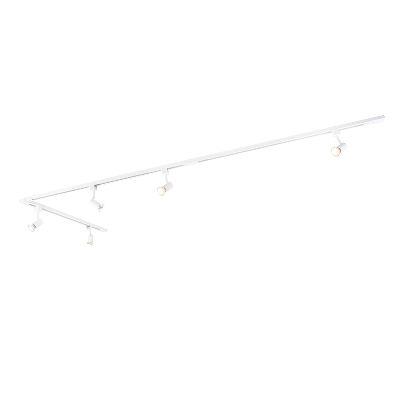 Okos sínrendszer fehér 1 fázisú 5 lámpás, beleértve a Wifi GU10-et - Jeany