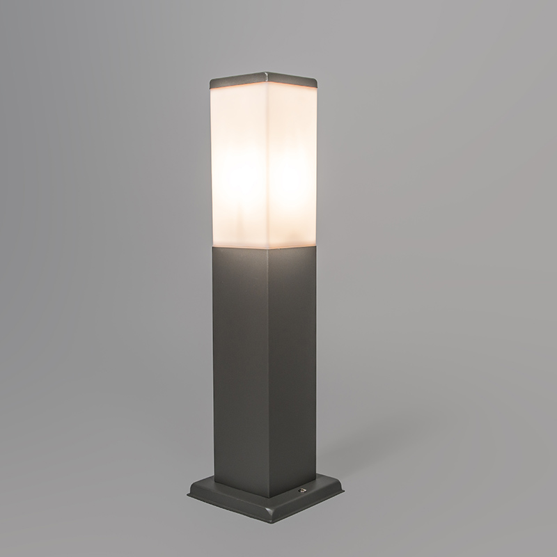 lampadaire d'extérieur intelligent gris foncé 45 cm avec wifi p45 - malios