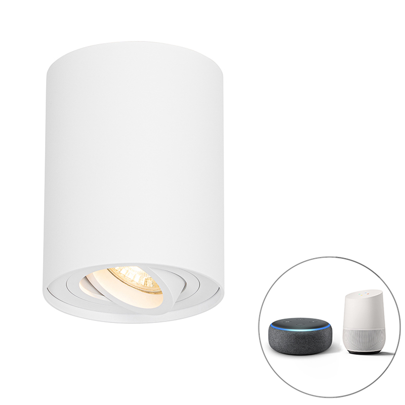 Inteligentné stropné bodové biele nastaviteľné vrátane Wifi GU10 - Rondoo up