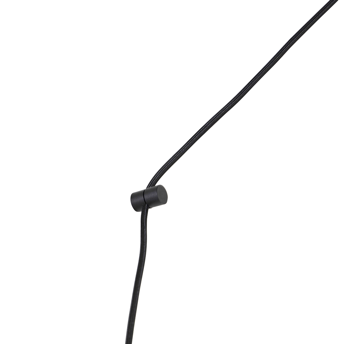 Design-Hängelampe schwarz mit Stecker inkl. LED-Leuchtmittel dimmbar - Cavalux