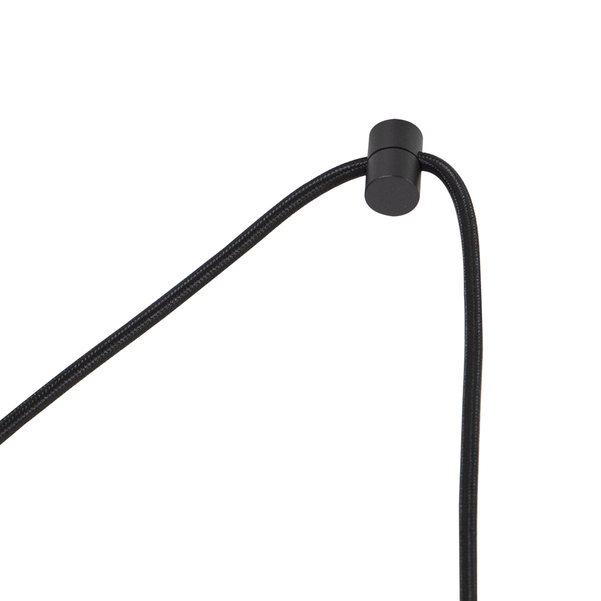 Pendant Light Black with Plug Incl. PS160 Gold Dimmable - Cavalux
