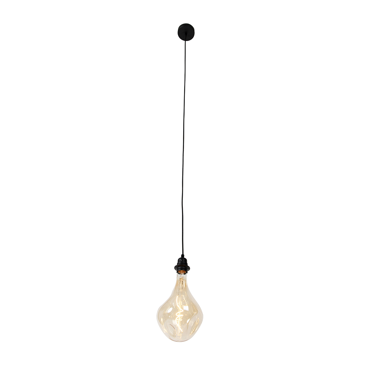 Pendant Light Black Dimmable Incl. LED Gold Dimmable - Cava Luxe